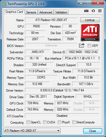 Radeon HD 2900 XT